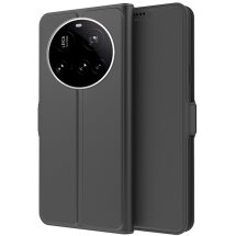 Чехол-книжка Deexe Faro Wallet для Xiaomi 17 Ultra - Black: фото 1 из 7