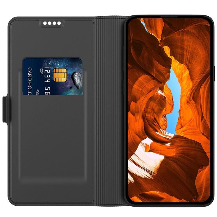 Чехол-книжка Deexe Faro Wallet для Xiaomi 17 Ultra - Black: фото 2 из 7