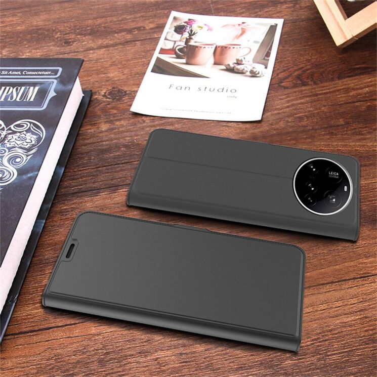 Чехол-книжка Deexe Faro Wallet для Xiaomi 17 Ultra - Black: фото 3 из 7