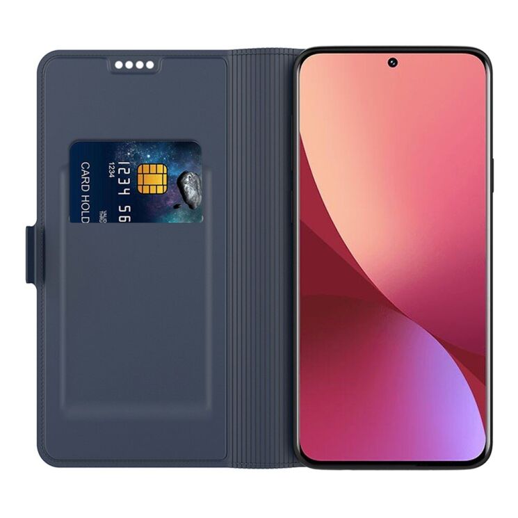 Чехол-книжка Deexe Faro Wallet для Xiaomi Redmi 13 - Blue: фото 2 из 7