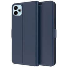 Чехол-книжка Deexe Faro Wallet для Xiaomi Redmi 13 - Blue: фото 1 из 7