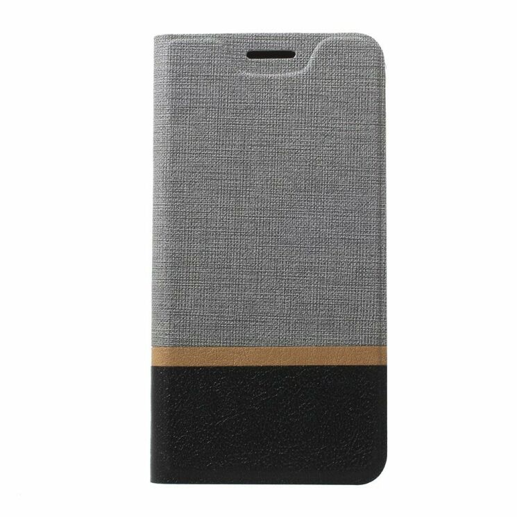 Чехол-книжка Deexe Lines Texture для Xiaomi Redmi Go - Grey: фото 1 из 6