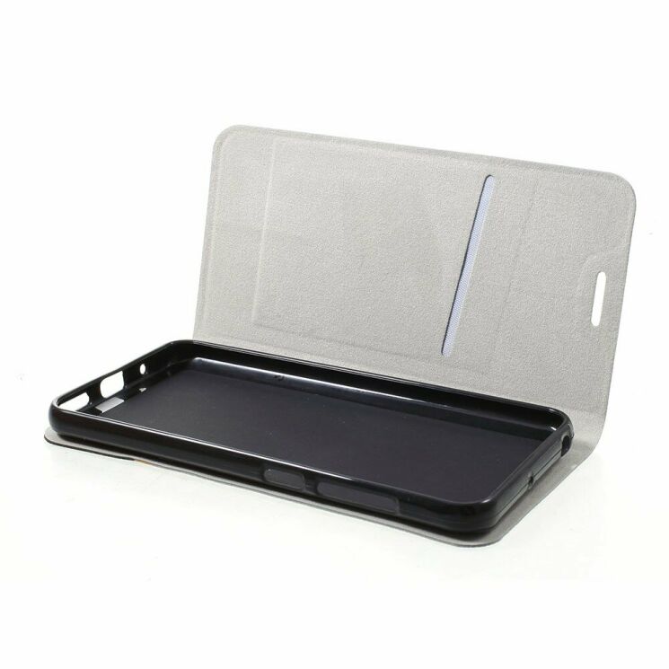 Чехол-книжка Deexe Lines Texture для Xiaomi Redmi Go - Grey: фото 5 из 6