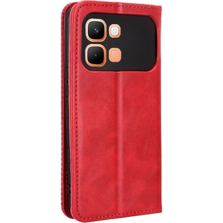 Чохол-книжка Deexe Retro Style для Infinix Note Edge - Red (409202R) Чохол-книжка Deexe Retro Style для Infinix Note Edge - Red: фото 6 з 19