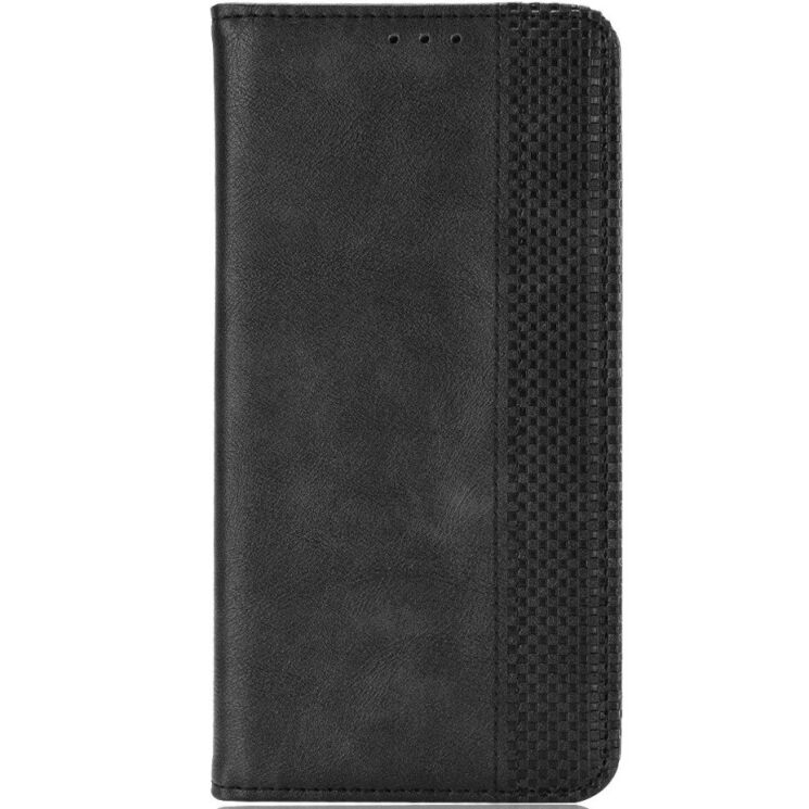 Чохол-книжка Deexe Retro Style для OnePlus 15T - Black: фото 2 з 19