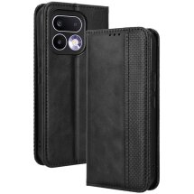 Чохол-книжка Deexe Retro Style для Realme 16 Pro - Black: фото 1 з 20