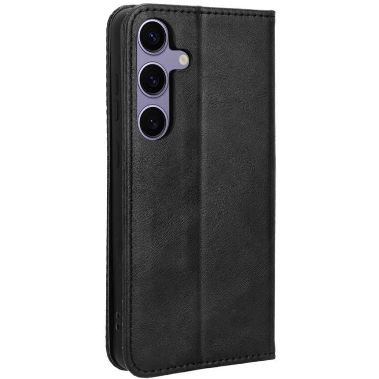 Чехол-книжка Deexe Retro Style для Samsung Galaxy S26 Plus (S947) - Black: фото 8 из 20