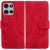 Чехол-книжка Deexe Tiger для Motorola Moto G75 - Red: фото 1 из 7