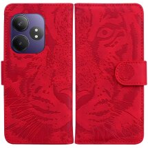 Чехол-книжка Deexe Tiger для Realme GT Neo 6 SE / GT 6T / GT 6 - Red: фото 1 из 7
