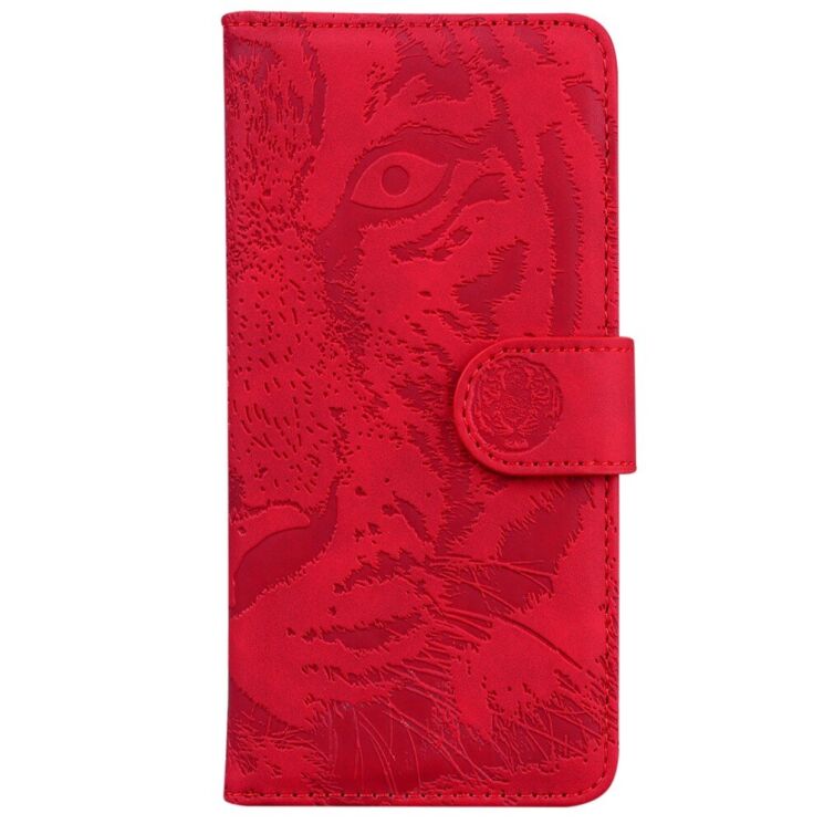Чехол-книжка Deexe Tiger для Realme GT Neo 6 SE / GT 6T / GT 6 - Red: фото 5 из 7