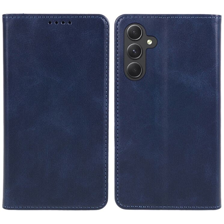 Чехол-книжка Deexe Wallet Case для Samsung Galaxy M35 (M356) - Blue: фото 1 из 7