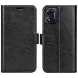 Классический чехол-книжка Deexe Wallet Style для Motorola Moto E13 - Black: фото 1 из 9