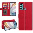 Чохол-книжка Deexe Wallet Style для Motorola Moto G60 - Red (286235R)