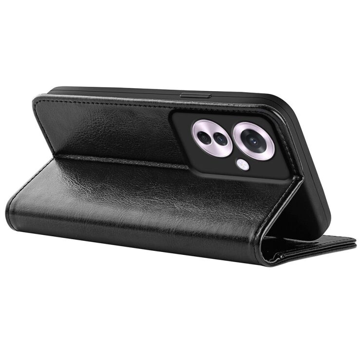 Чехол-книжка Deexe Wallet Style для OPPO Reno 11F - Black: фото 4 из 8