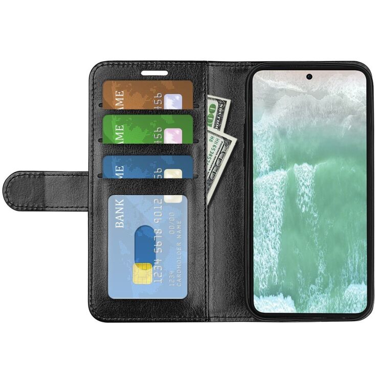 Чехол-книжка Deexe Wallet Style для OPPO Reno 11F - Black: фото 2 из 8