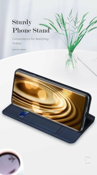 Чехол-книжка DUX DUCIS Skin Pro для OnePlus 8 Pro - Black: фото 15 из 16