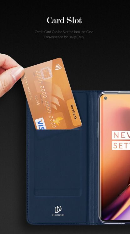 Чехол-книжка DUX DUCIS Skin Pro для OnePlus 8 Pro - Black: фото 14 из 16