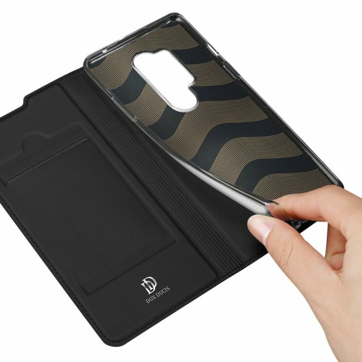 Чехол-книжка DUX DUCIS Skin Pro для OnePlus 8 Pro - Black: фото 7 из 16