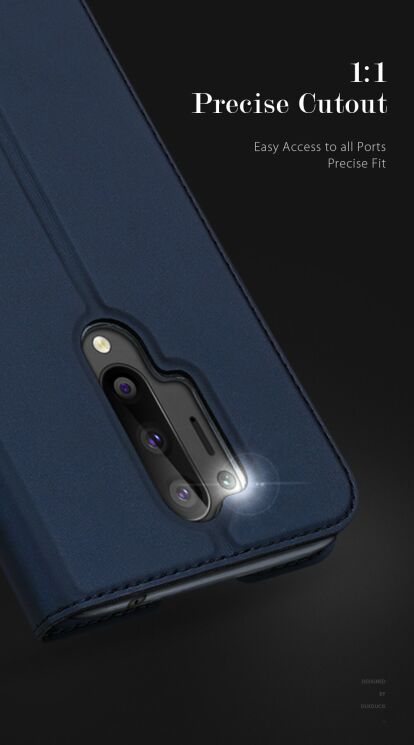 Чехол-книжка DUX DUCIS Skin Pro для OnePlus 8 Pro - Black: фото 12 из 16
