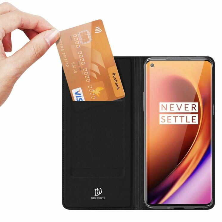 Чехол-книжка DUX DUCIS Skin Pro для OnePlus 8 Pro - Black: фото 2 из 16