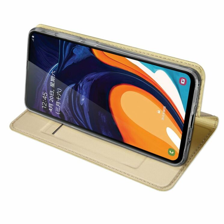 Чехол-книжка DUX DUCIS Skin Pro для Samsung Galaxy M40 / A60 (A605) - Gold: фото 5 из 19