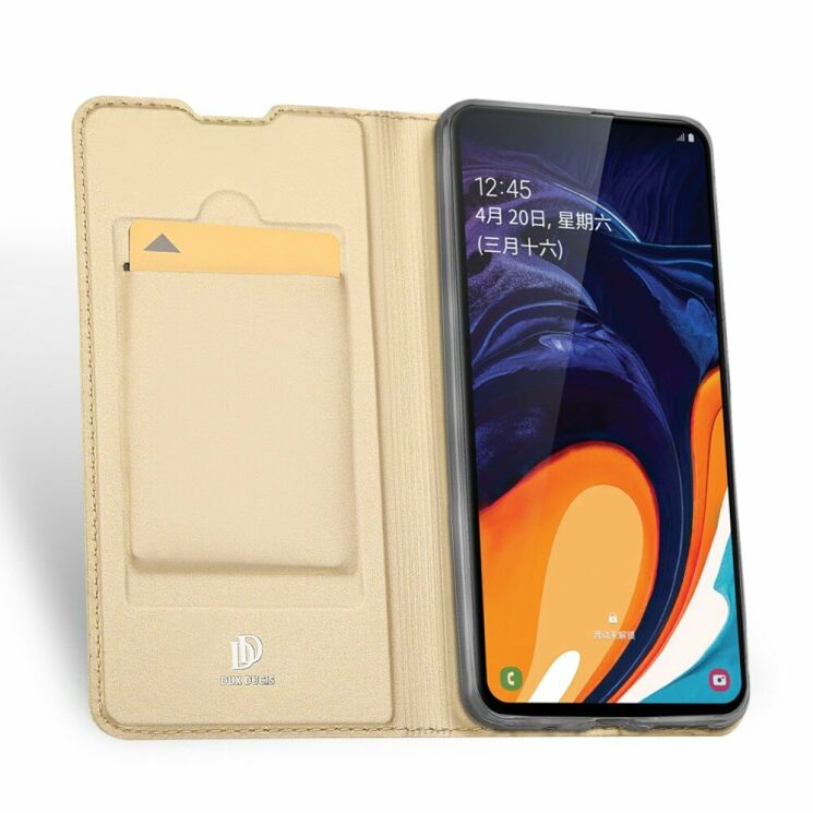 Чехол-книжка DUX DUCIS Skin Pro для Samsung Galaxy M40 / A60 (A605) - Gold: фото 3 из 19