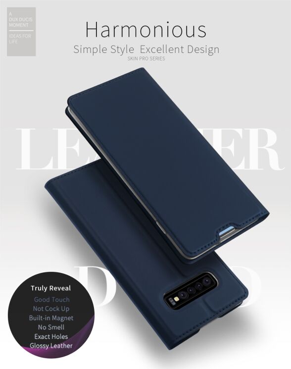 Чехол-книжка DUX DUCIS Skin Pro для Samsung Galaxy S10 - Black: фото 6 из 15