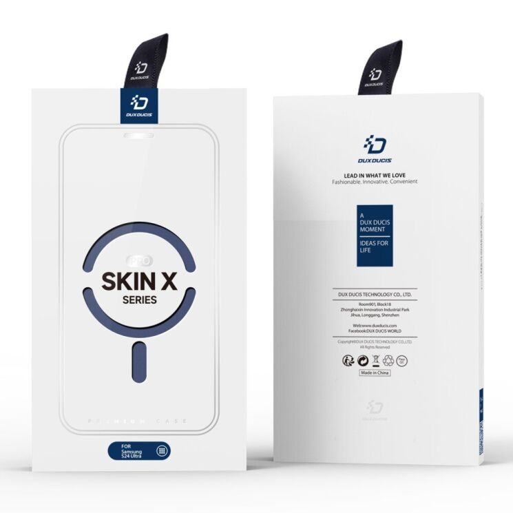 Чехол-книжка DUX DUCIS Skin X Pro Magnetic для Samsung Galaxy S24 Ultra (S928) - Blue: фото 3 из 11
