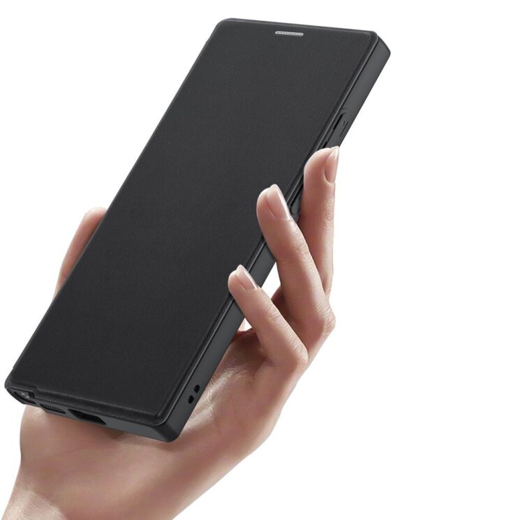 Чехол-книжка DUX DUCIS Skin X Pro Magnetic для Samsung Galaxy S24 Ultra (S928) - Black: фото 11 из 11