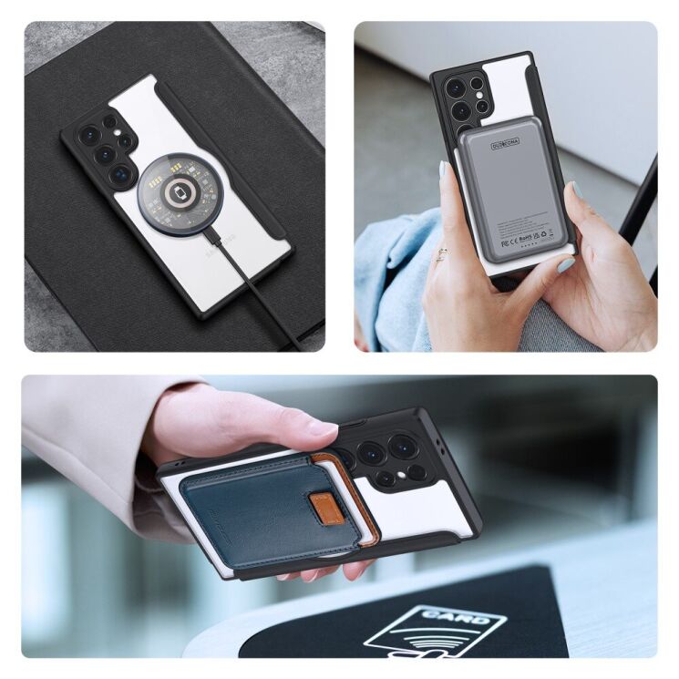 Чехол-книжка DUX DUCIS Skin X Pro Magnetic для Samsung Galaxy S24 Ultra (S928) - Black: фото 7 из 11