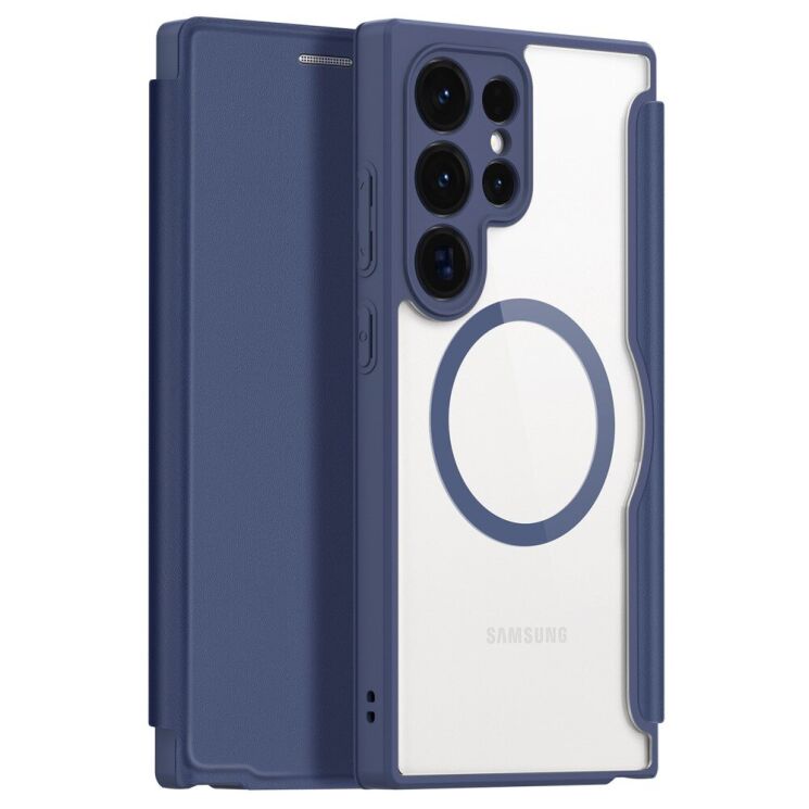Чехол-книжка DUX DUCIS Skin X Pro Magnetic для Samsung Galaxy S24 Ultra (S928) - Blue: фото 1 из 11