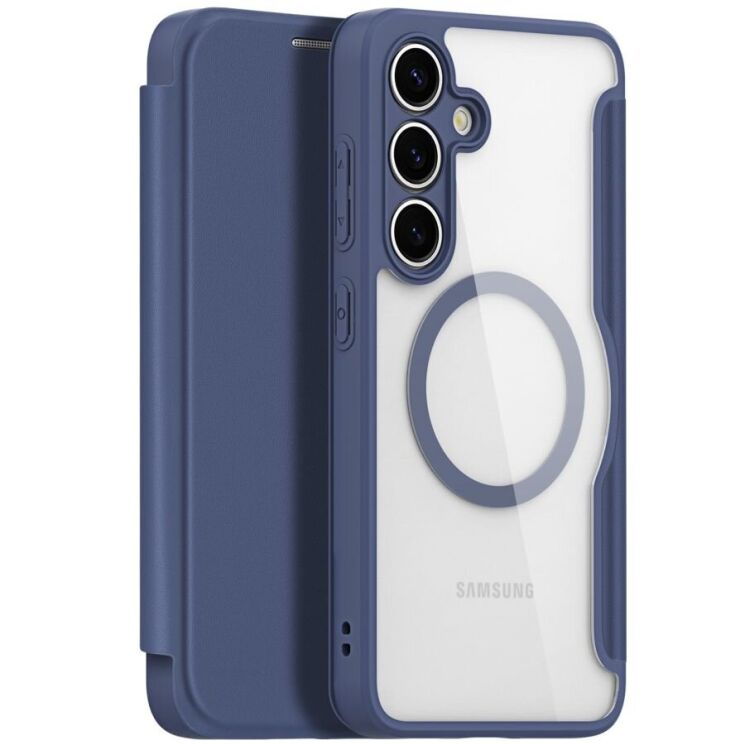 Чехол-книжка DUX DUCIS Skin X Pro Magnetic для Samsung Galaxy S25 Plus (S936) - Blue: фото 1 из 12