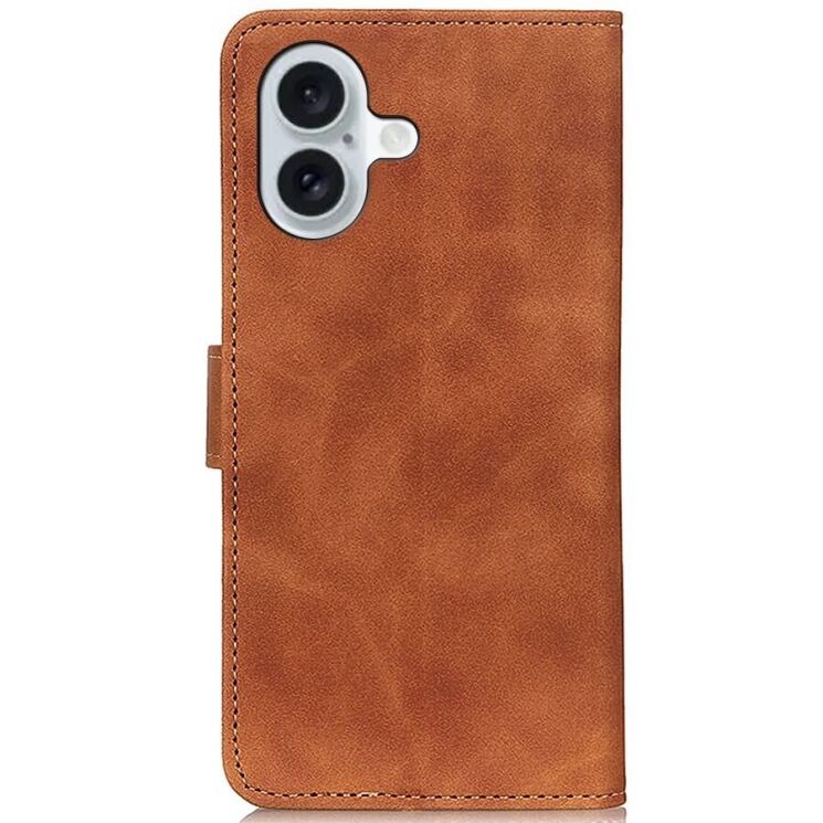 Чохол-книжка KHAZNEH Retro Wallet для Apple iPhone 17 - Brown: фото 5 з 9