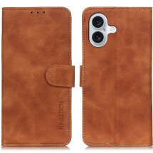Чохол-книжка KHAZNEH Retro Wallet для Apple iPhone 17 - Brown: фото 1 з 9