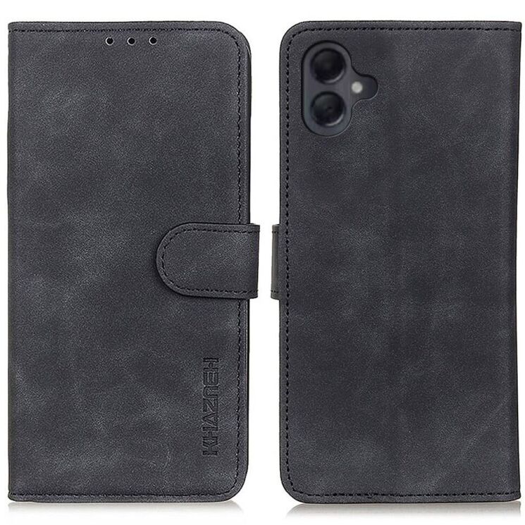 Чехол-книжка KHAZNEH Retro Wallet для Samsung Galaxy A06 (A065) - Black: фото 1 из 8