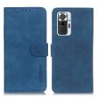 Чехол-книжка KHAZNEH Retro Wallet для Xiaomi Redmi Note 10 Pro - Blue (278416L)