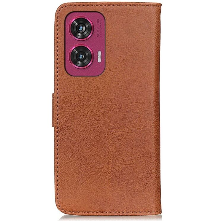 Чохол-книжка KHAZNEH Wallet Cover для Motorola Edge 50 Fusion - Brown: фото 6 з 8
