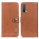 Чехол-книжка с застежкой KHAZNEH Wallet Cover для OnePlus Nord CE - Brown (350603Z). Фото 1 из 10