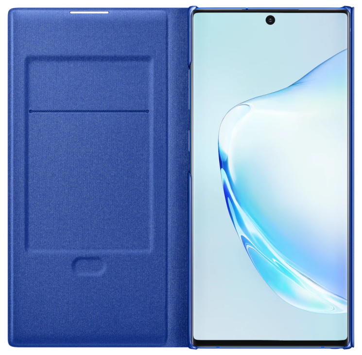 Чохол-книжка LED View Cover для Samsung Galaxy Note 10+ (N975) EF-NN975PLEGRU - Blue (272116L) Чохол-книжка LED View Cover для Samsung Galaxy Note 10+ (N975) EF-NN975PLEGRU - Blue: фото 3 з 5