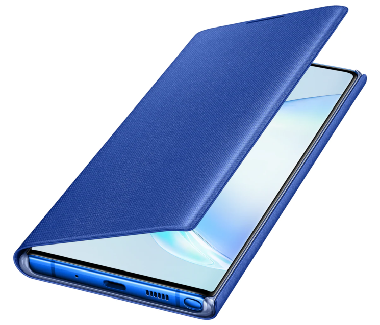 Чохол-книжка LED View Cover для Samsung Galaxy Note 10+ (N975) EF-NN975PLEGRU - Blue (272116L) Чохол-книжка LED View Cover для Samsung Galaxy Note 10+ (N975) EF-NN975PLEGRU - Blue: фото 4 з 5