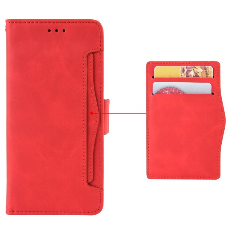Чехол-книжка с карманами Deexe Wallet Stand для OPPO Reno 16 / 16 Pro - Red (413242R) Чехол-книжка с карманами Deexe Wallet Stand для OPPO Reno 16 / 16 Pro - Red: фото 2 из 17