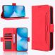 Чехол-книжка с карманами Deexe Wallet Stand для OPPO Reno 16 / 16 Pro - Red (413242R). Фото 8 из 17