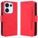 Чехол-книжка с карманами Deexe Wallet Stand для OPPO Reno 16 / 16 Pro - Red (413242R). Фото 1 из 17