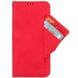 Чехол-книжка с карманами Deexe Wallet Stand для OPPO Reno 16 / 16 Pro - Red (413242R). Фото 3 из 17