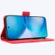 Чехол-книжка с карманами Deexe Wallet Stand для OPPO Reno 16 / 16 Pro - Red (413242R). Фото 6 из 17