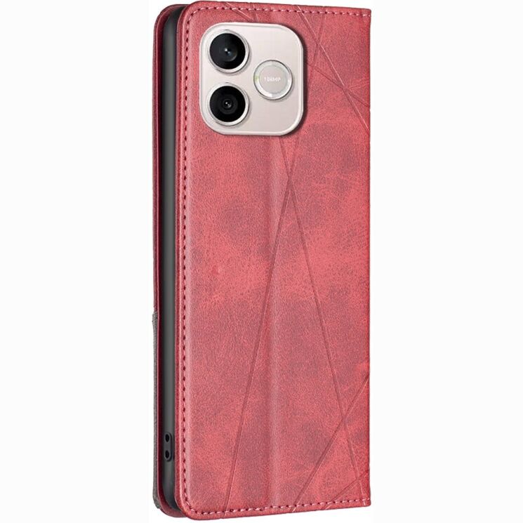 Чехол-книжка с карманами UniCase Geometric Pattern для Honor 600 Lite - Red (411802R) Чехол-книжка с карманами UniCase Geometric Pattern для Honor 600 Lite - Red: фото 3 из 10