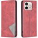 Чехол-книжка с карманами UniCase Geometric Pattern для Honor 600 Lite - Red (411802R). Фото 1 из 10