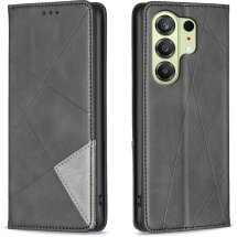 Чехол-книжка с карманами UniCase Geometric Pattern для TECNO Camon 50 - Black: фото 1 из 10