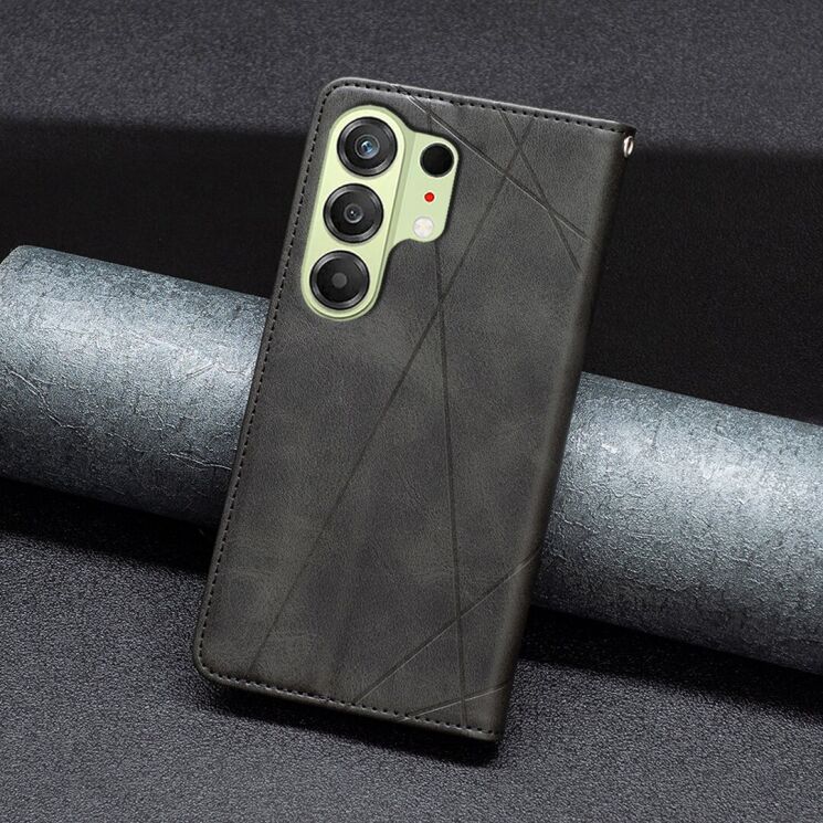 Чехол-книжка с карманами UniCase Geometric Pattern для TECNO Camon 50 - Black: фото 6 из 10