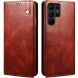 Чехол-книжка с карманами UniCase Leather Wallet для Samsung Galaxy S26 Ultra (S948) - Brown (408574Z). Фото 1 из 8